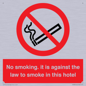 PS983: no smoking in this hotel