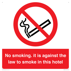 PS983: no smoking in this hotel
