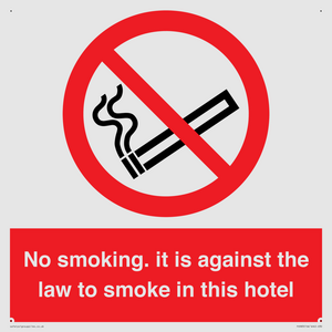 PS983: no smoking in this hotel