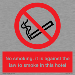 PS983: no smoking in this hotel