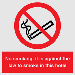 PS983: no smoking in this hotel