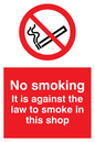 PS985: No smoking in this shop