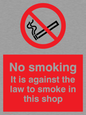 PS985: No smoking in this shop