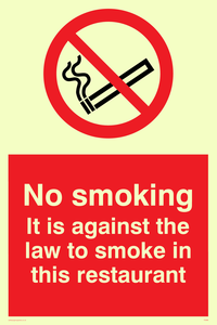PS986: No smoking in this restaurant