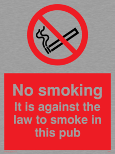 PS987: no smoking in this pub