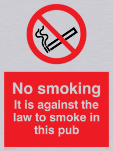 PS987: no smoking in this pub