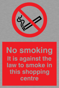 PS988: No smoking in shopping centre