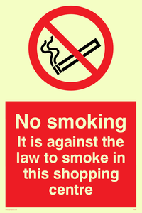 PS988: No smoking in shopping centre