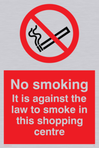 PS988: No smoking in shopping centre