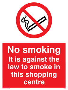 PS988: No smoking in shopping centre