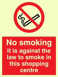 PS988: No smoking in shopping centre