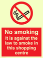 PS988: No smoking in shopping centre