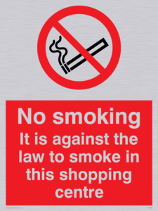 PS988: No smoking in shopping centre