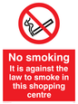 PS988: No smoking in shopping centre