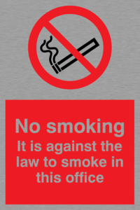PS989: no smoking in this office