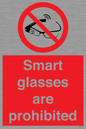 PU7657: Smart glasses are prohibited