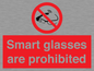PU7657: Smart glasses are prohibited