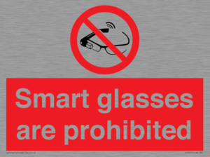 PU7657: Smart glasses are prohibited
