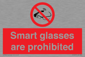 PU7657: Smart glasses are prohibited