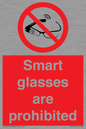 PU7657: Smart glasses are prohibited