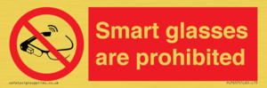 PU7657: Smart glasses are prohibited