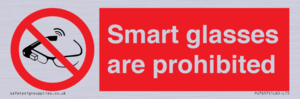 PU7657: Smart glasses are prohibited