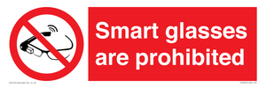 PU7657: Smart glasses are prohibited