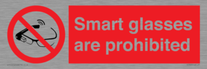PU7657: Smart glasses are prohibited