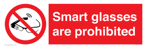 PU7657: Smart glasses are prohibited