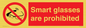 PU7657: Smart glasses are prohibited