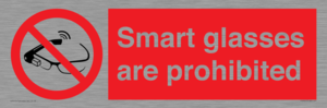 PU7657: Smart glasses are prohibited