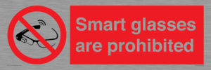 PU7657: Smart glasses are prohibited