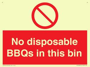 PV10006: No disposable BBQs in this bin