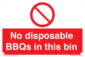 PV10006: No disposable BBQs in this bin