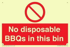 PV10006: No disposable BBQs in this bin