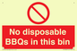 PV10006: No disposable BBQs in this bin