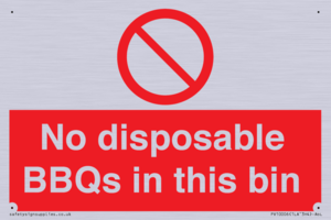 PV10006: No disposable BBQs in this bin