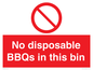 PV10006: No disposable BBQs in this bin