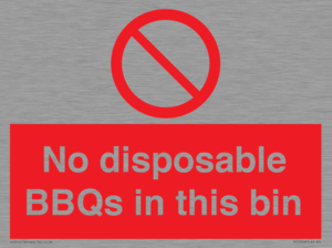 PV10006: No disposable BBQs in this bin