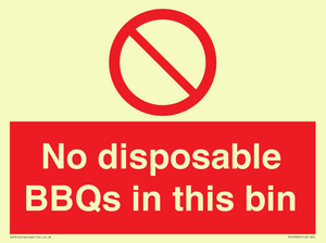 PV10006: No disposable BBQs in this bin