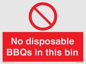 PV10006: No disposable BBQs in this bin