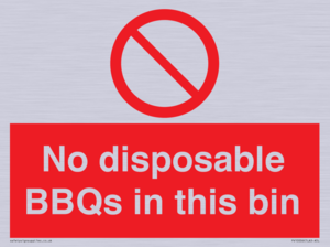 PV10006: No disposable BBQs in this bin