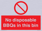 PV10006: No disposable BBQs in this bin