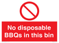 PV10006: No disposable BBQs in this bin