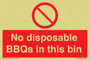 PV10006: No disposable BBQs in this bin