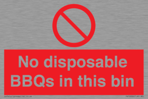 PV10006: No disposable BBQs in this bin