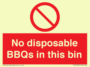 PV10006: No disposable BBQs in this bin