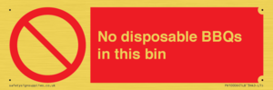 PV10006: No disposable BBQs in this bin