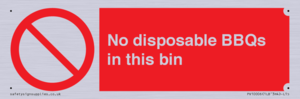 PV10006: No disposable BBQs in this bin