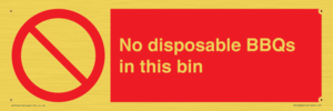 PV10006: No disposable BBQs in this bin